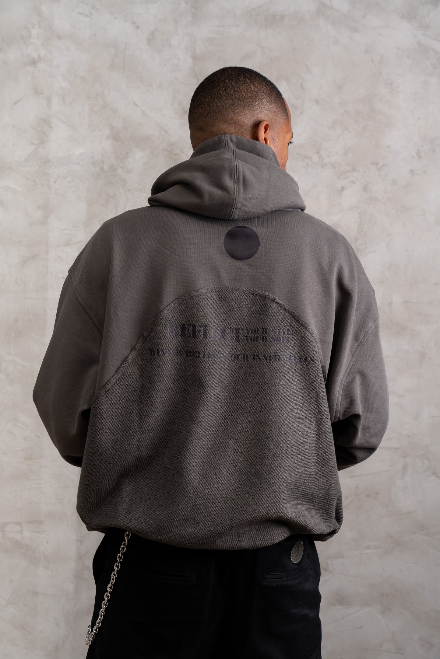 Hoodie -Midnight Grey