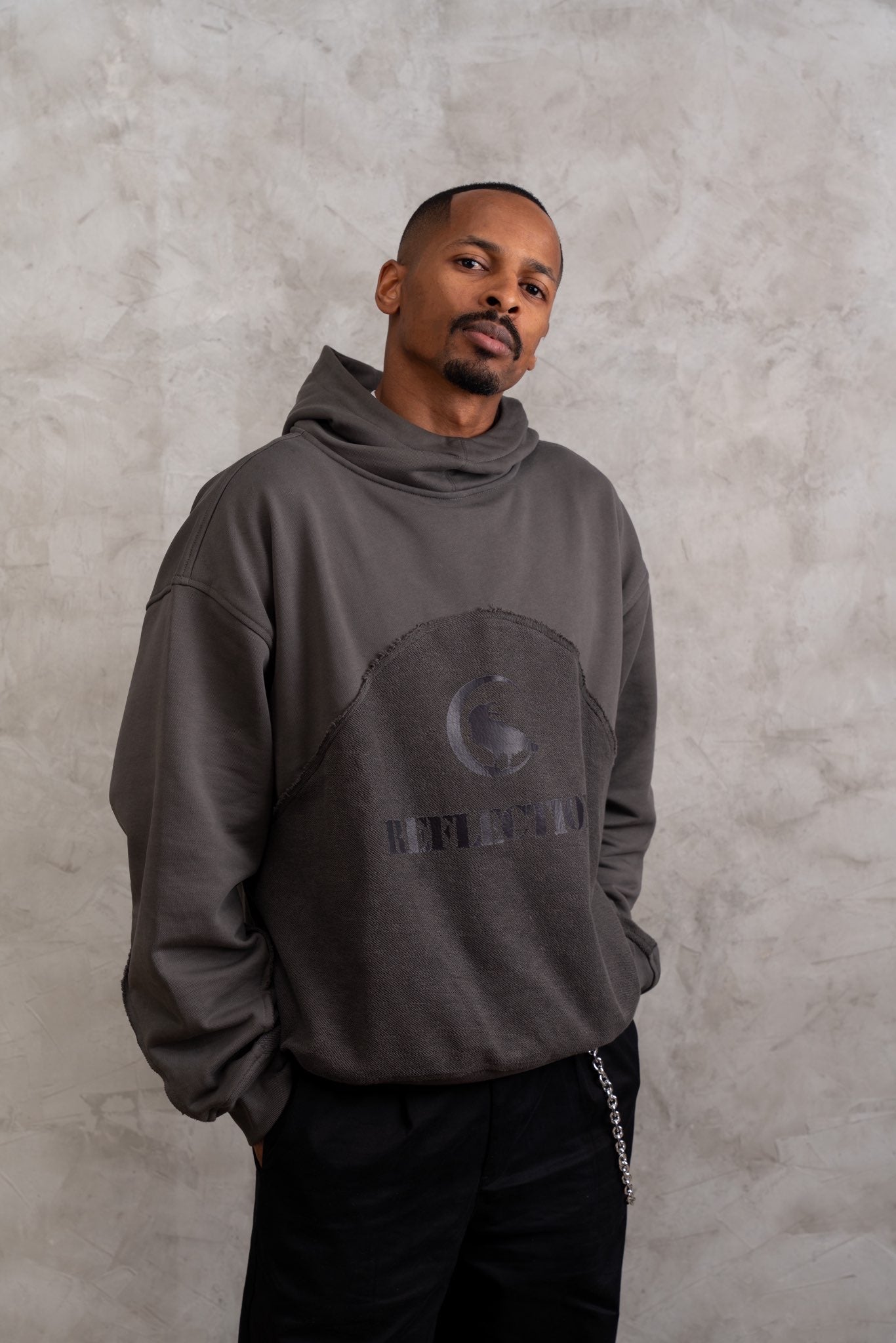 Hoodie -Midnight Grey